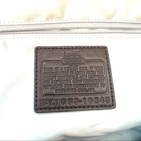 Coach Black MADISON Embellished SOPHIA Leather Tote Purse B#28 - Picture 10 of 15